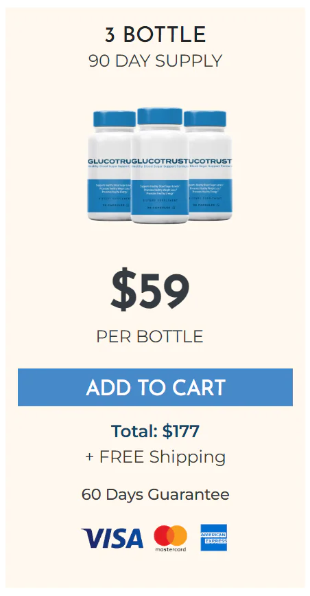 GlucoTrust 3 Bottles