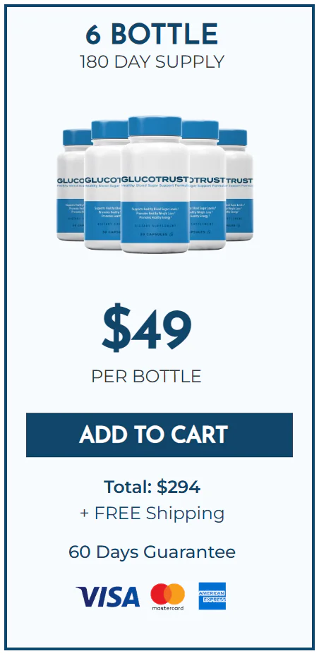 GlucoTrust 6 Bottles