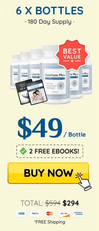 Quietum Plus 6 Bottles