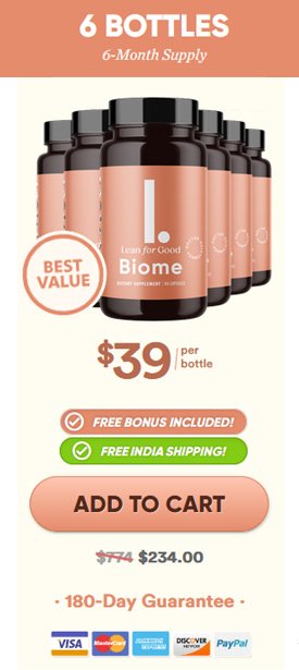 LeanBiome 6 Bottles