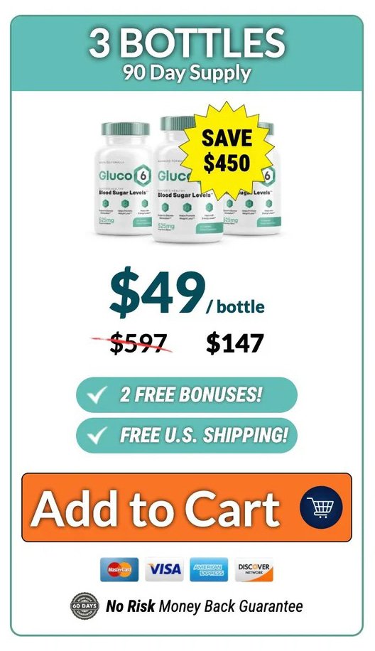 Buy Gluco6 3 Bottle
