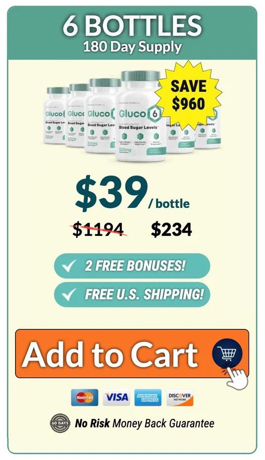 Buy Gluco6 6 Bottle